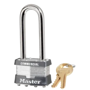 1-LJ Laminated Steel Padlock 1-3/4"W Body 2-1/2" Shackle