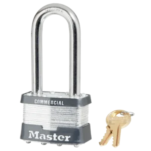 25-LJ  Laminated Steel Padlock 2"W Body 2-1/2"Shackle
