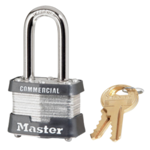 3-LF Laminated Steel Padlock 1-9/16"W Body 1-1/2" Shackle