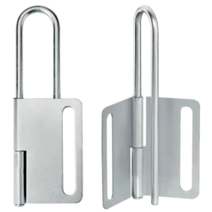 419  Steel L/O Hasp 2-3/8" X 6-7/8", 3-1/8"Shackle, 6-Lock Cap