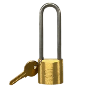 600-SS-3  Brass Lock 1-1/2"W Body, 3" Shackle