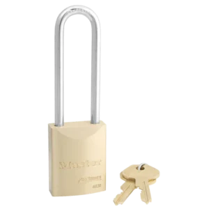 6830-LT  Pro Series Brass Padlock  1-9/16"W Body 3" Shackle