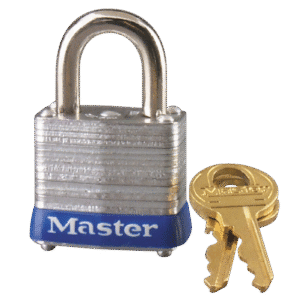 7 Laminated Steel Padlock 1-1/8"W Body