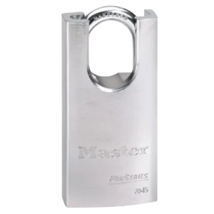 7045  Pro Series Steel Padlock, Shrouded Shackle 1-3/4"W Body, 1-3/16" Shackle