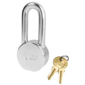 AH11-KD Steel Lock With Round 2"W Body, 2-1/2" Shackle