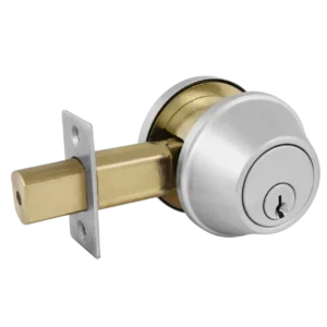 DSC Deadbolt Door Lock-Commercial Gr#2, Brushed Chrome