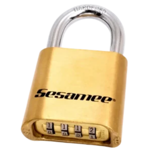 K436 Brass 4-Dial Resettable 2"W Body, 1" Shackle