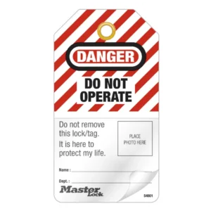 S4801(Bag12) Safety L/O Tag