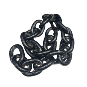 38-Bulk-18  Boron Alloy Chain 18"Long 3/8"Dia (Black)