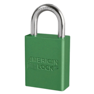 A3105 Series Solid Aluminum IC Core Lock 1-1/2"W Body, 1" Shackle