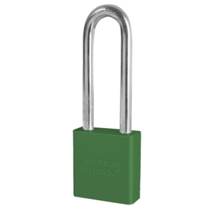 A1207 Aluminum Lock 1-3/4"W Body, 3" Shackle