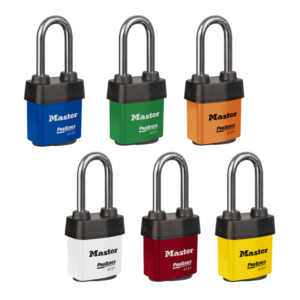 6121-LJ-Keyed Alike (Colour)  Pro Series Lock 2-1/8"W Body, 2-1/2" Shackle
